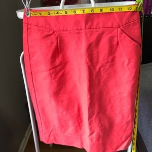 ⬇️For sale Jcrew orange/coral skirt sz0.